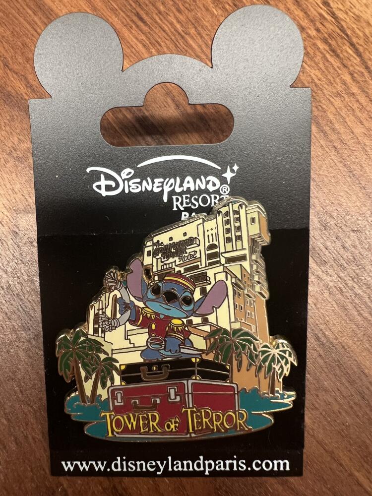 Disneyland Tower of Terror ピンバッジ 126135 - Stitch Tower of terror - 2009 Starter Kit Deluxe