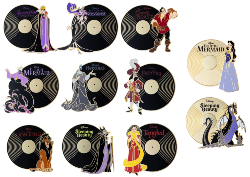 Pink A La Mode (PALM) - Disney Villains Vinyl Records Jumbo