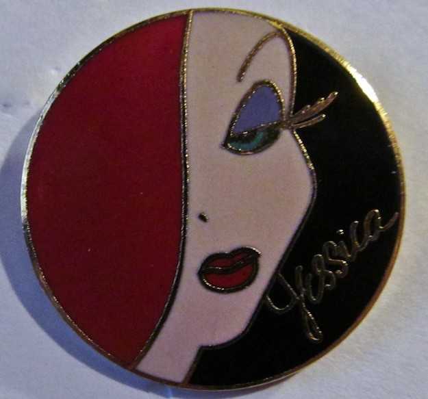 Who Framed Roger Rabbit - Jessica Rabbit Pleasure Island circle | PIN 18876