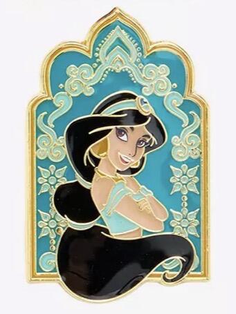 Loungefly Disney Aladdin Ornate Portraits Blind Box Enamel Pin