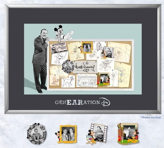 Walt Disney Memorabilia Framed Set