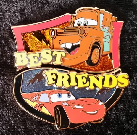 Lightning McQueen and Mater Pin Set - Full Set