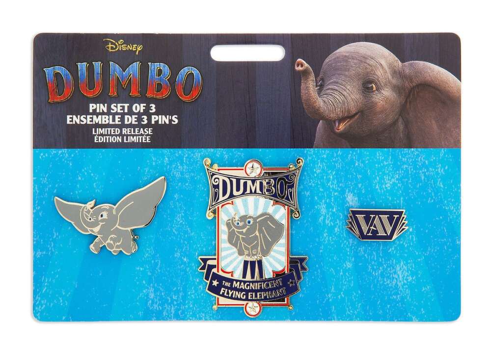 Dumbo Live Action 3-pin set