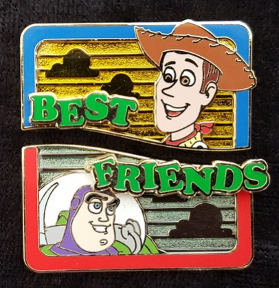Buzz Lightyear and Woody 2-Pin Set