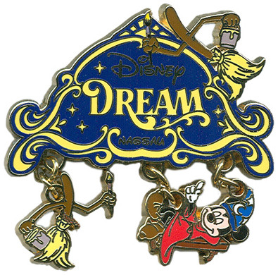 Disney Dream Inaugural/Maiden Voyage - Sorcerer Mickey with Brooms