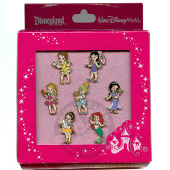 Pin Set Mini Toddler Princess Mini-pin Booster Set - Princess Mini Pin Full Set ...