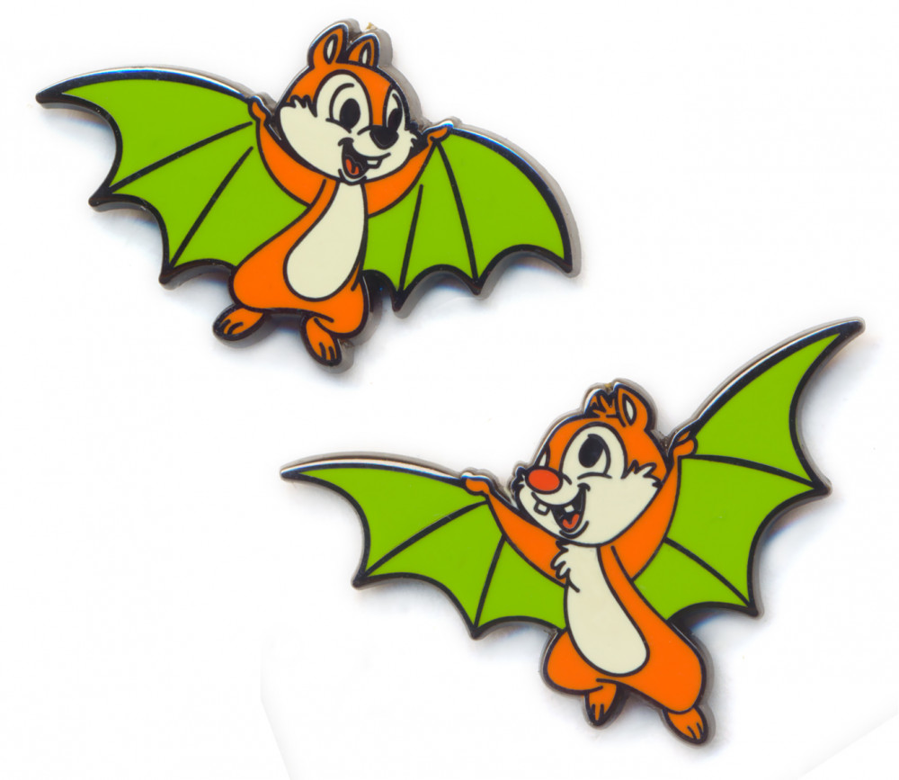 Chip & Dale as Bats - 2 Pin Set