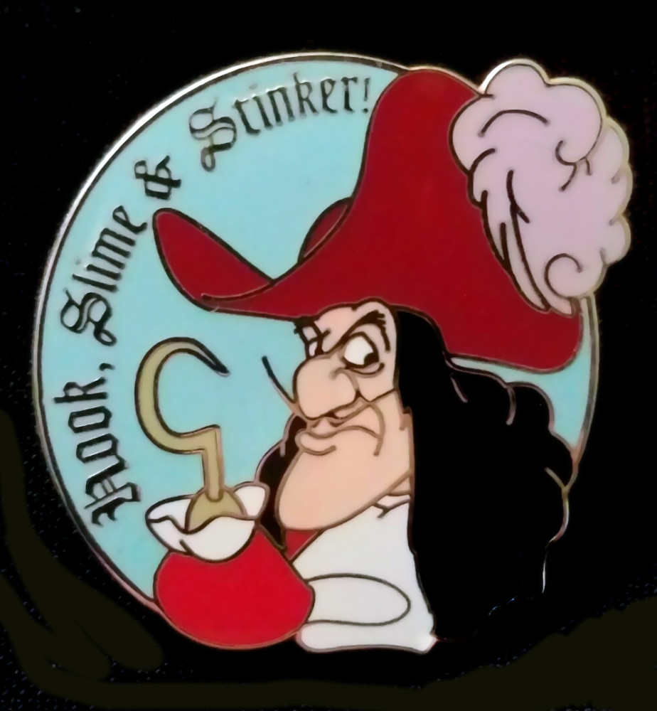 WDW Cast Lanyard Series I: Character with A Quote - Hook, Slime ...