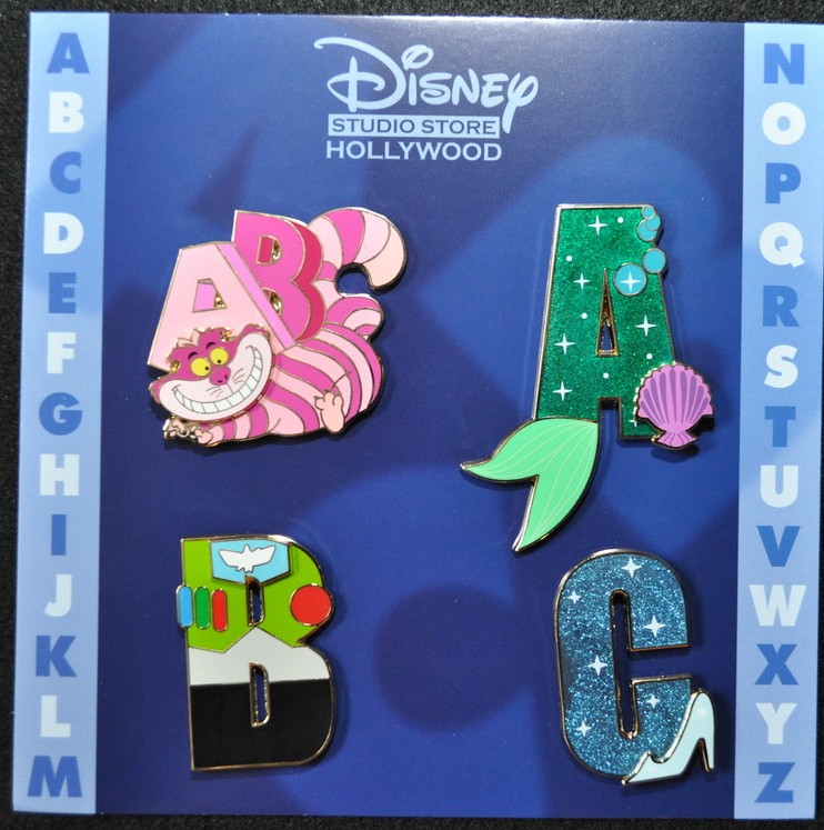 ABC Set - ABC Cheshire Cat, A Ariel, B Buzz Lightyear, C Cinderella (Surprise Release)