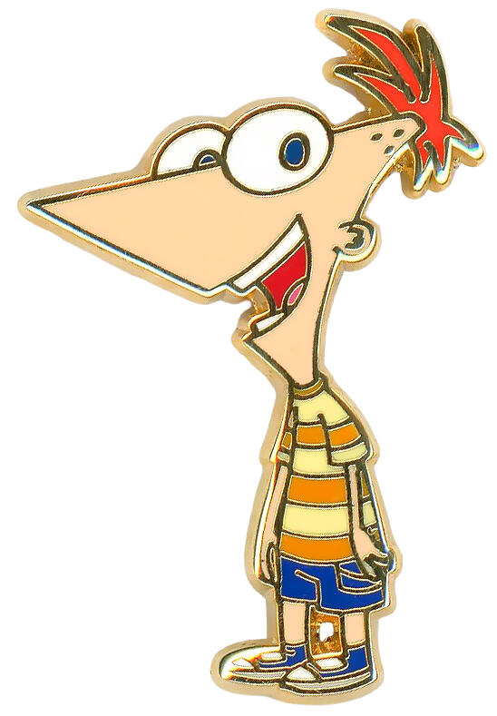 Phineas and Ferb アクリルキーホルダー 2種セット Phineas & Ferb - 2 Pin Set (Phineas Only) | PIN 19805