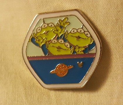 Ferris Wheel Hidden Mickey - Little Green Alien Men | PIN 13155