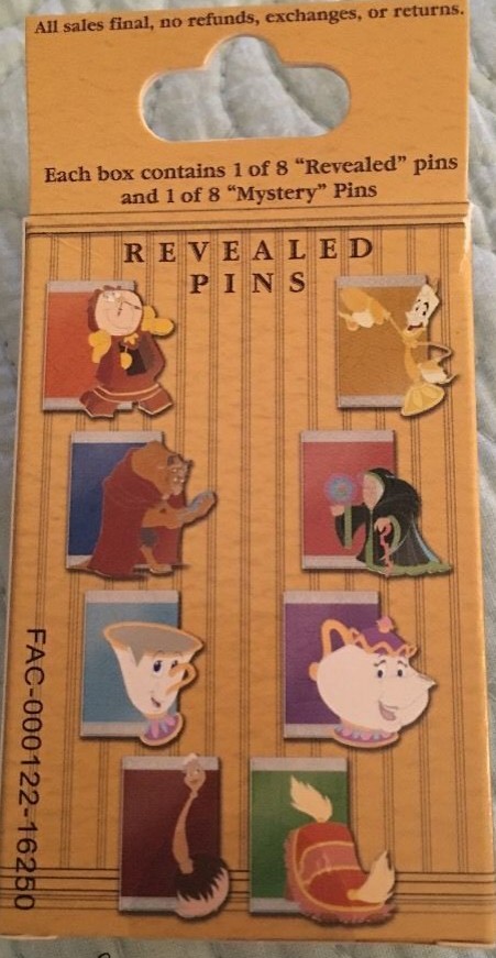 Beauty and the Beast 25 Enchanted Years Reveal and Conceal Mystery Set