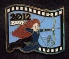 Japan - Pixar Feature Animation Collection Framed Pin Set - Brave (2012 ...
