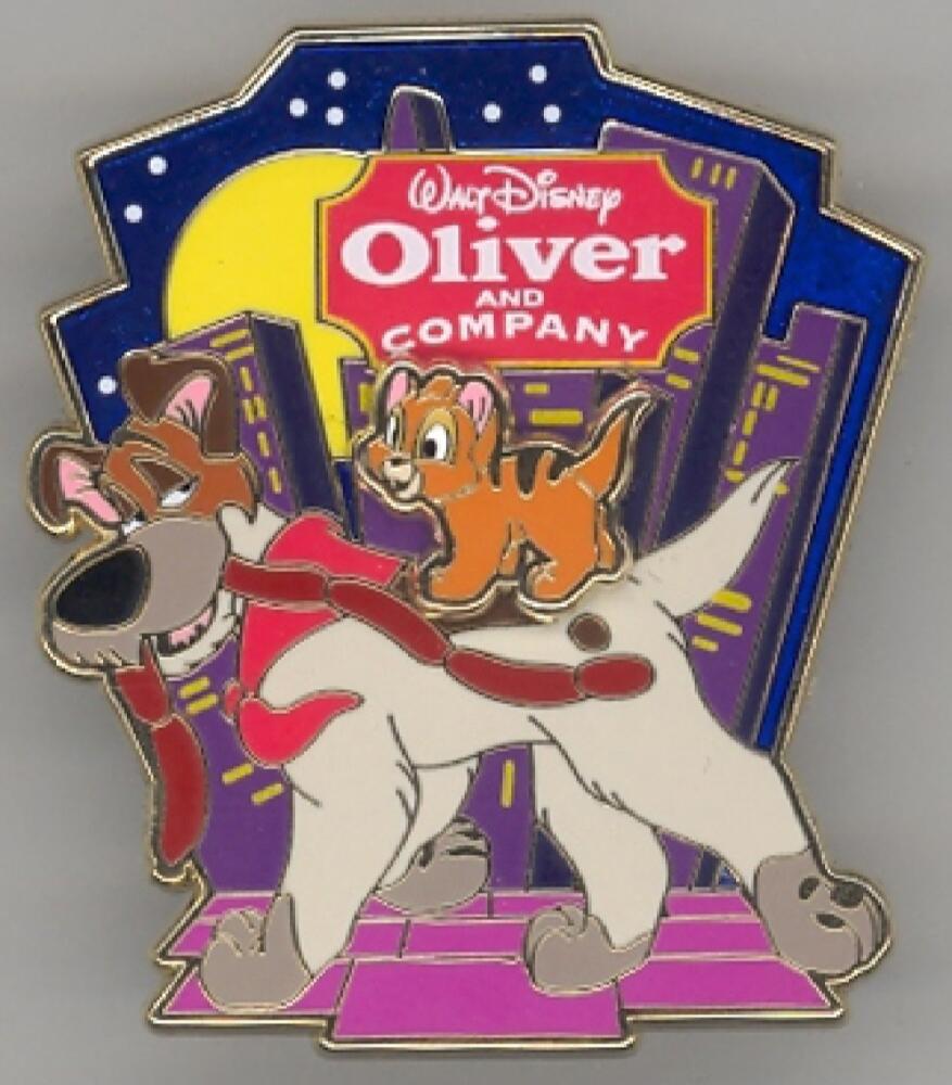 Oliver and Company - Oliver riding Dodger's back | PIN 216
