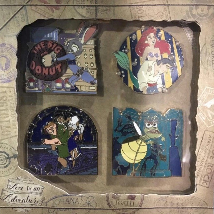 Love is Strength Four Pin Box Set