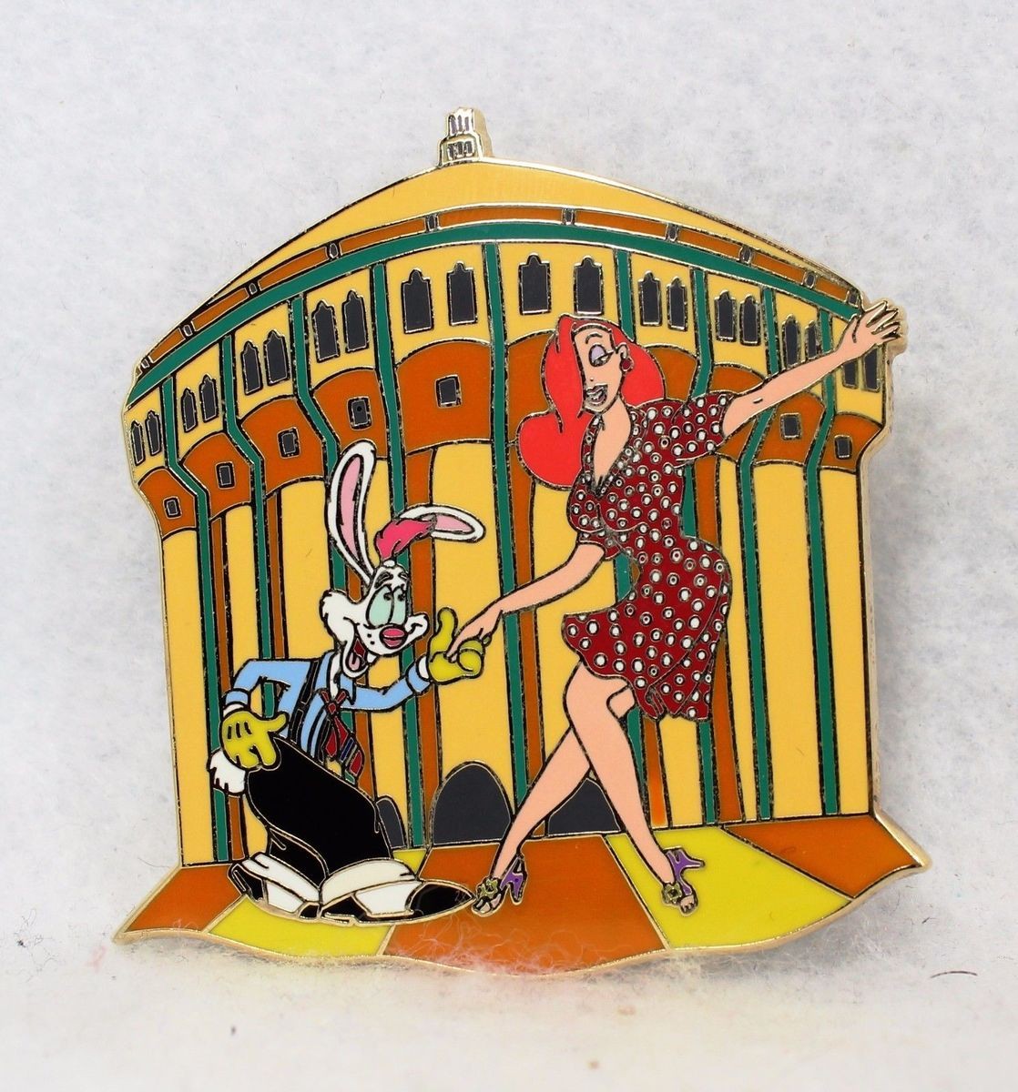 Roger and Jessica Rabbit Dancing Disney Trading Pin Series | Pin & Pop