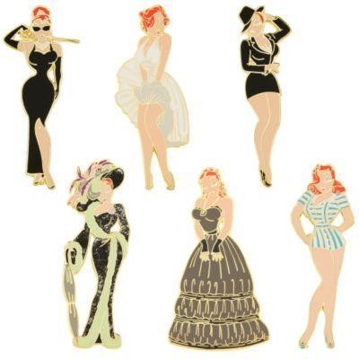Jessica Rabbit in Hollywood (Set of 6 Pins)