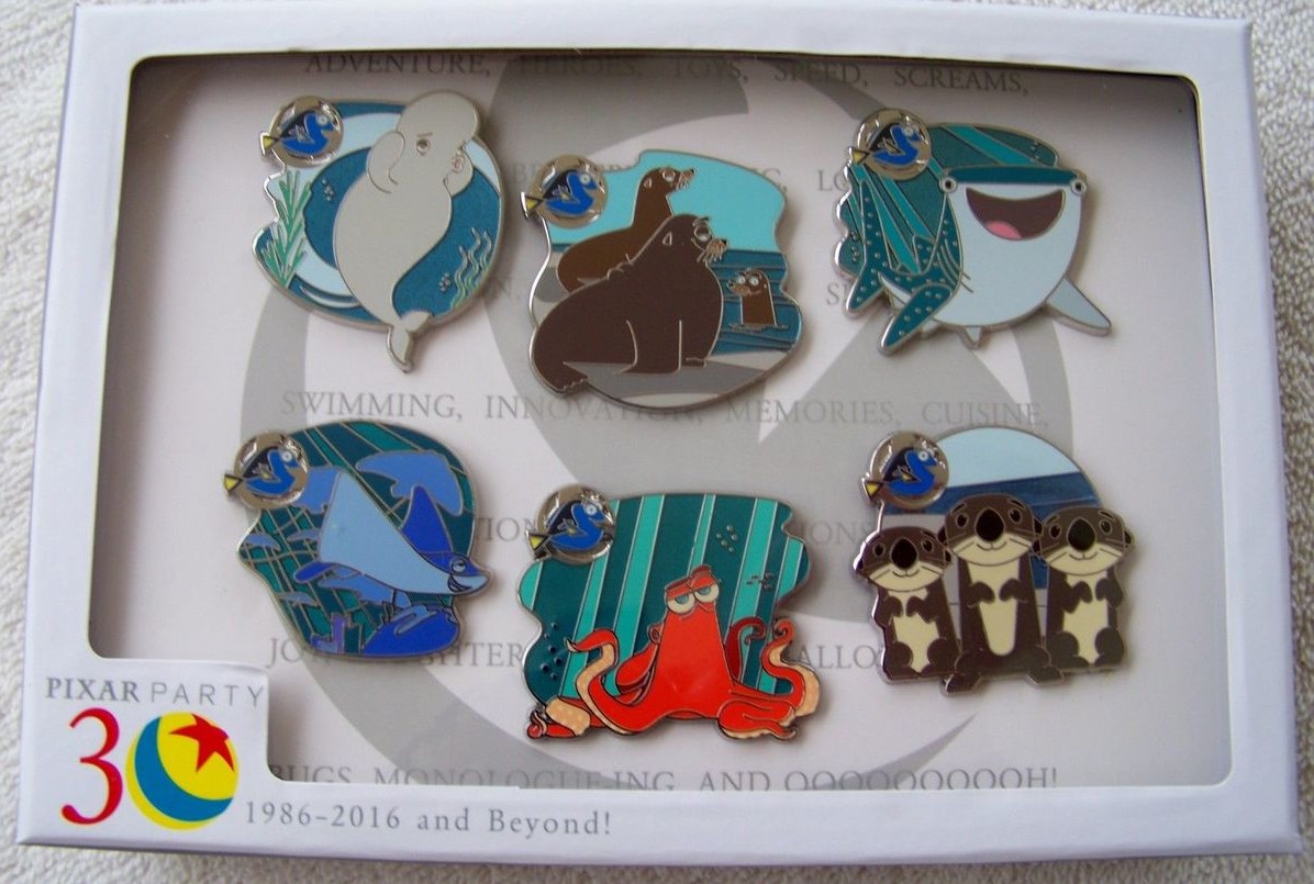 Finding Dory Scavenger Hunt Pin Set