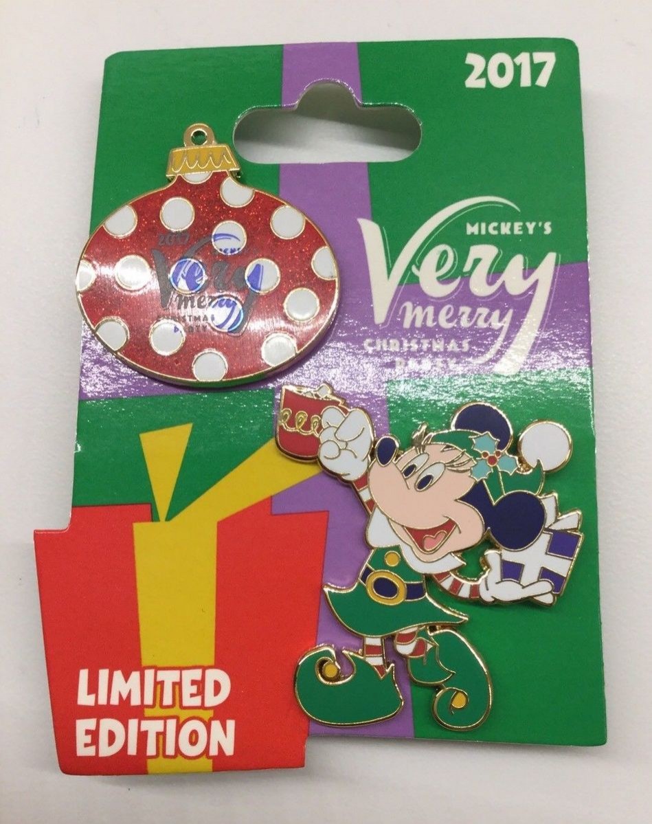 Minnie Mouse and Ornament Pin Set