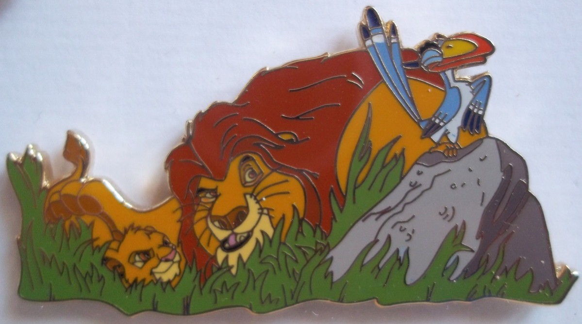 Father's Day - 2006 - Mufasa, Young Simba and Zazu - Pouncing