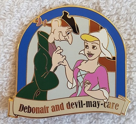 Disney Ichabod Crane and Katrinピンバッジ　激レア The Adventures of Ichabod and Mr. Toad - Ichabod Crane and Katrina