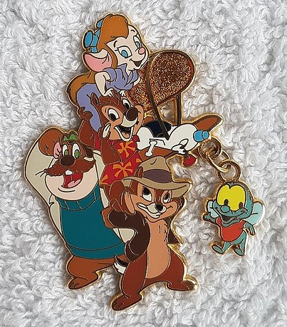 Rescue Rangers - Chip, Dale, Monterey Jack, Gadget & Zipper | PIN 4364