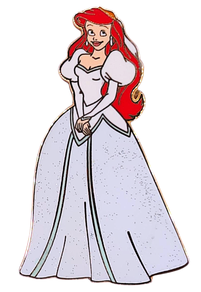 little mermaid wedding dress cartoon Ariel