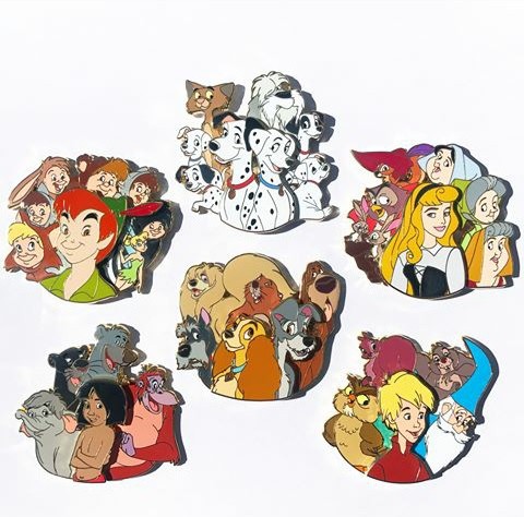 ディズニー　WDI cluster ピン　ライオンキング WDI Character Clusters - Set of 6 | PIN 16099