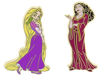 Mother Gothel and Rapunzel Pin Set