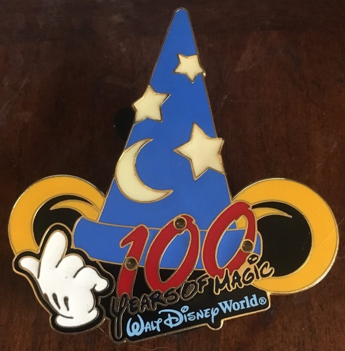 100 Years of Magic - Light-Up Sorcerer Hat | PIN 18213