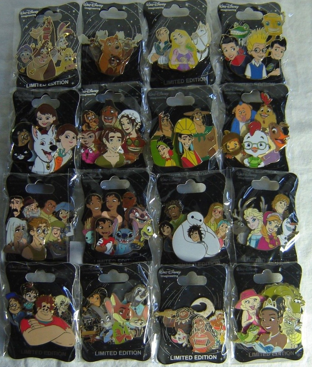 WDI Character Clusters - Set #6 | PIN 9914