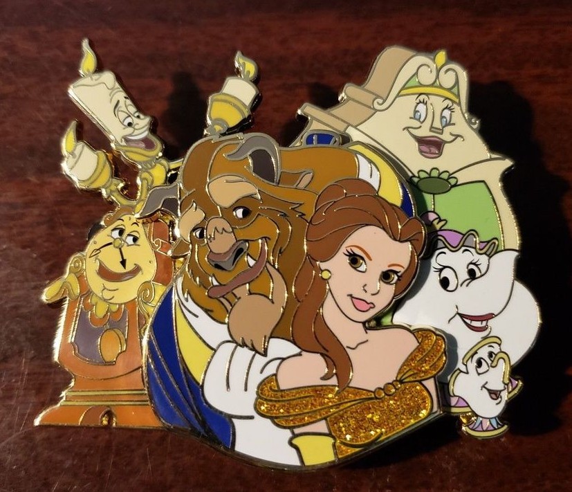 WDI Character Clusters - Beauty and the Beast | PIN 12665