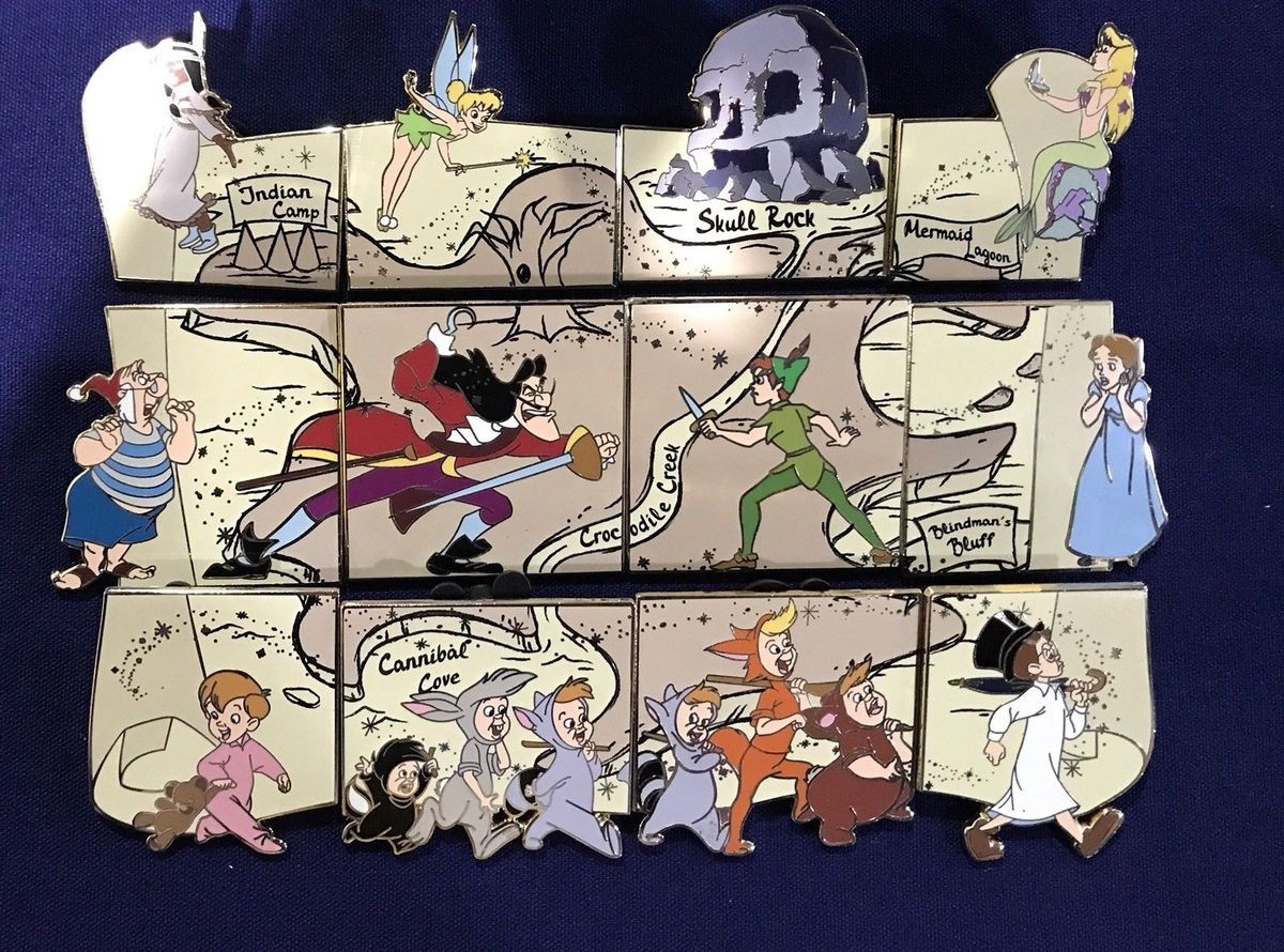 Peter Pan 65th Anniversary Collection - Neverland Map Mystery Set