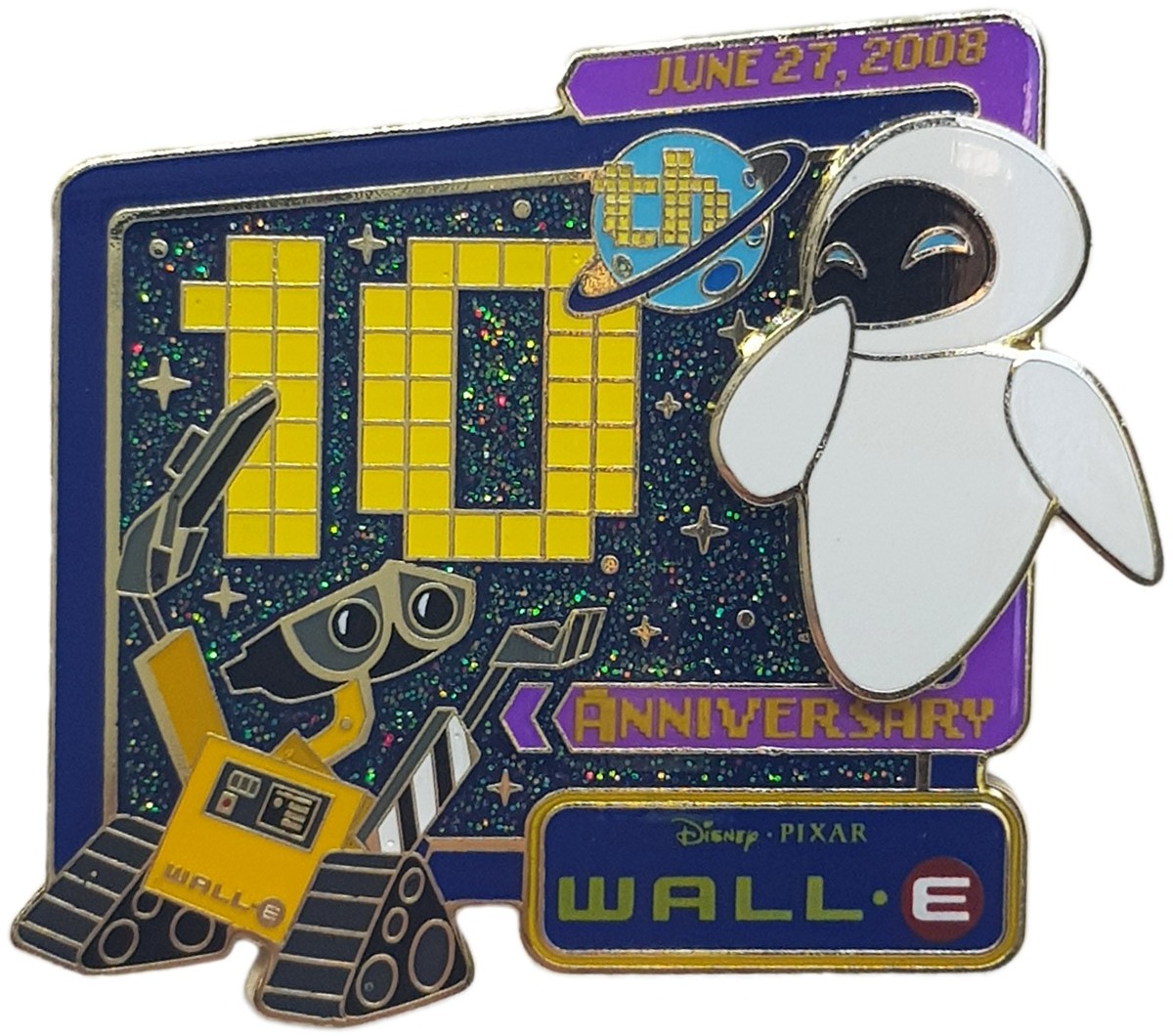 WALL-E 10th Anniversary - Wall-E and Eve | PIN 9467