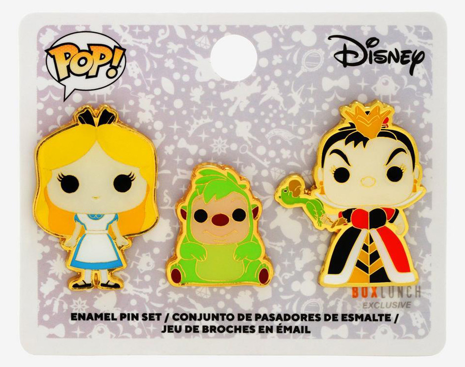 Alice in Wonderland 3-pin set