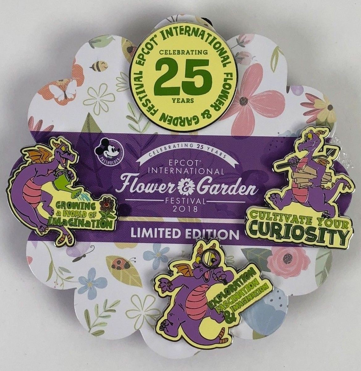 Annual Passholder Figment 4-Pin Set