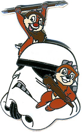 Star wars - Mystery Pin Collection - Chip & Dale as Ewoks | PIN 30866