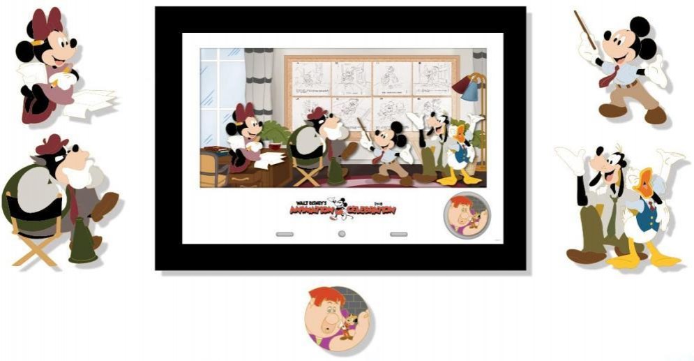Mickey and the Beanstalk Story Board Pitch Framed Set