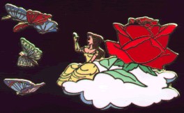 Belle Rose Float with Butterflies Set