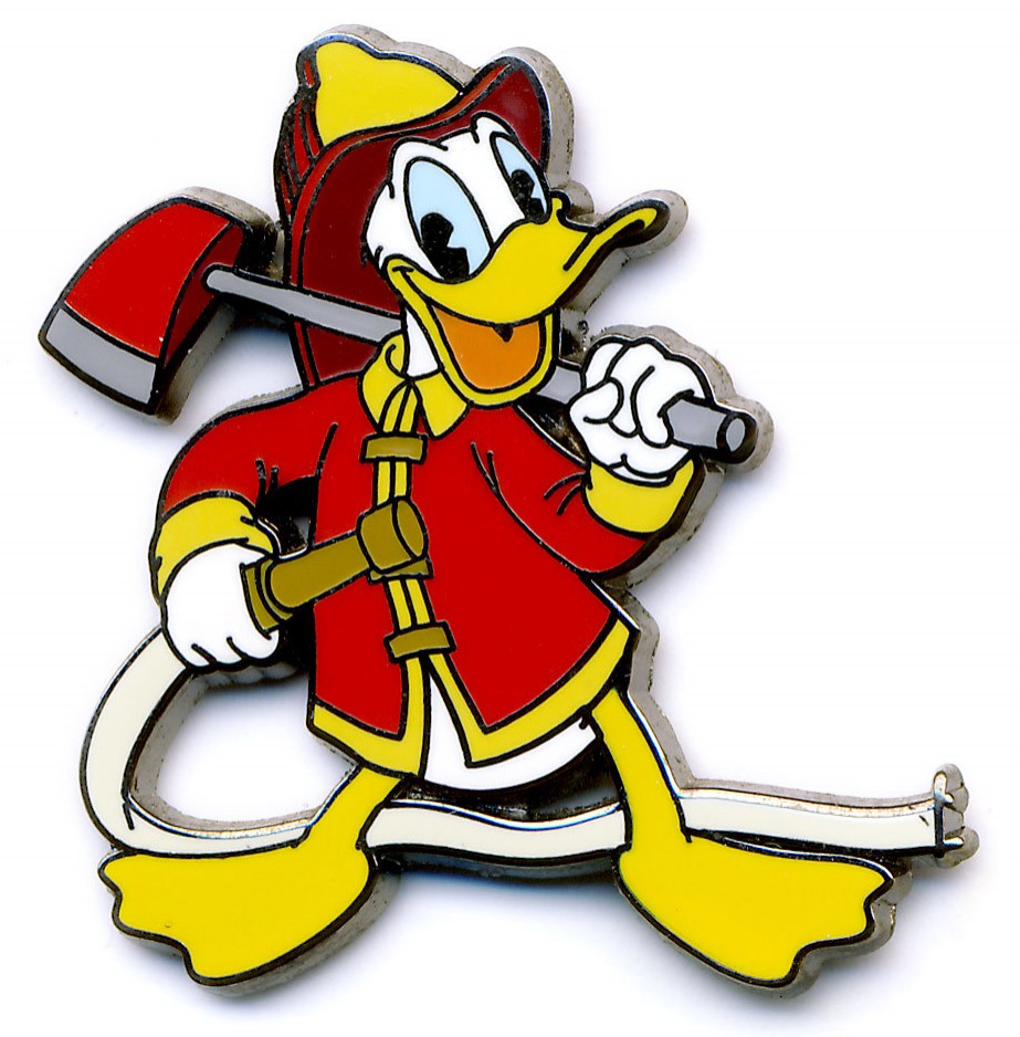 Fire Fighter - Donald Duck Firefighter | PIN 22651
