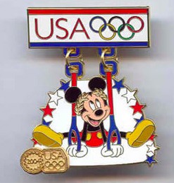 Olympics 2004 - Mickey Mouse Rings | PIN 6672