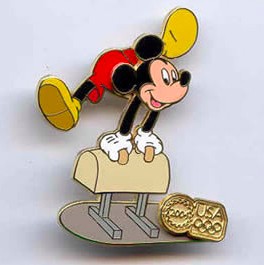 Olympics 2004 - Pommel Horse Mickey Mouse | PIN 5824