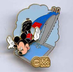 Olympics 2004 - Mickey Mouse Diving | PIN 6937