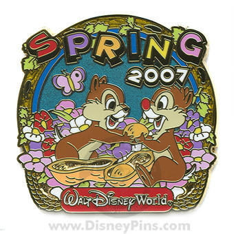 Spring Rides Disney Pin Disney Parks Seasons - Spring - Chip dale | PIN 31615