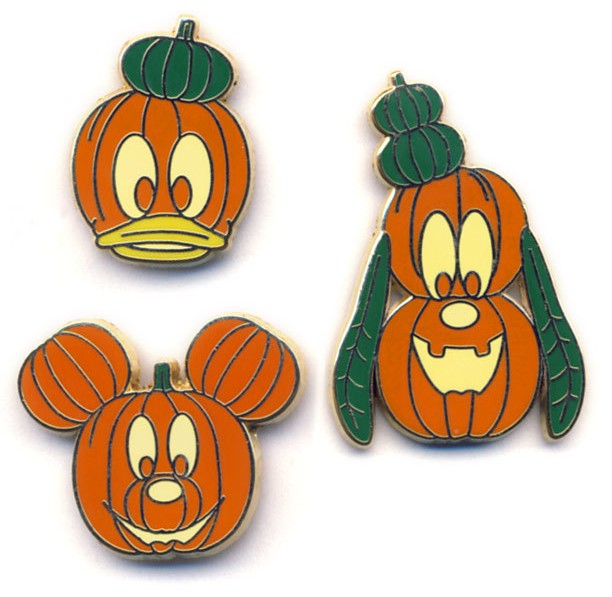 Halloween 2005 - Donald, Goofy, and Mickey Jack-O-Lanterns | PIN 5331