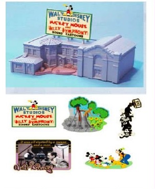 Small Animation Studio Scupt & Pin Set
