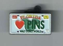 2007 Hidden Mickey - Florida License Plates - Love Pins | PIN 33339