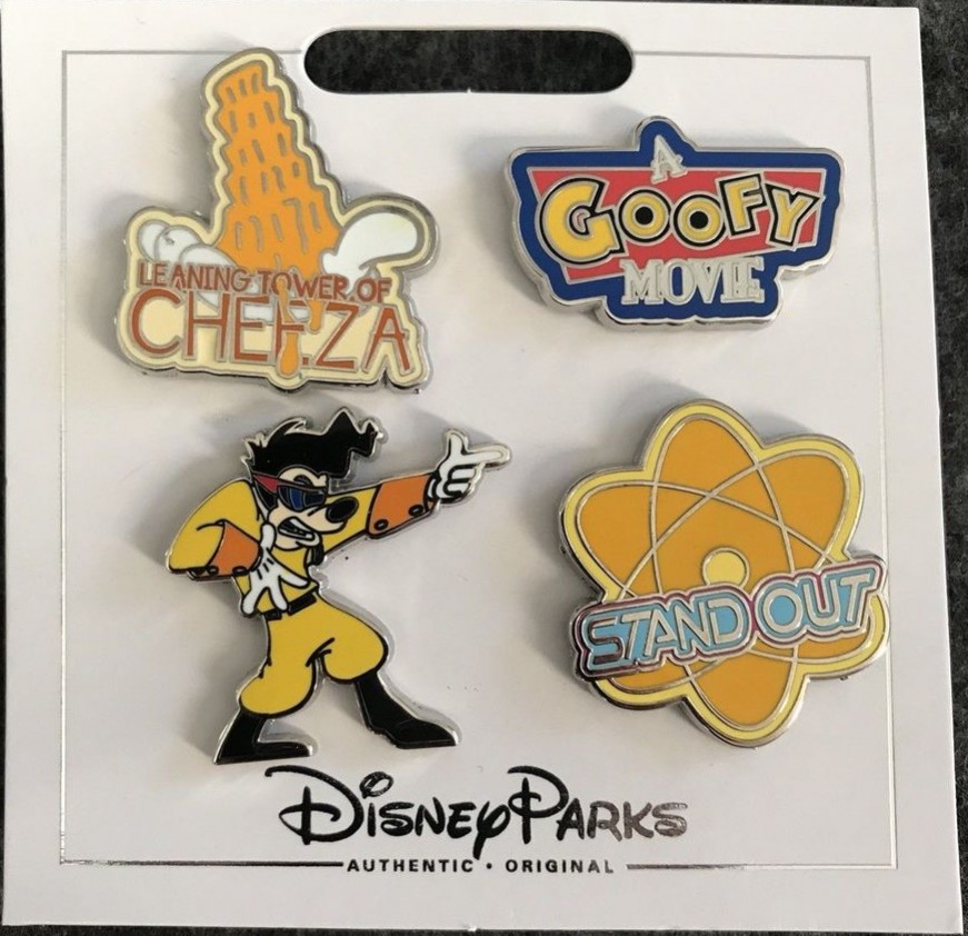 A Goofy Movie 4 Pin Set