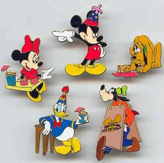 Mickey Throws a Party Sculpture Set — Full Set with No Sculpture