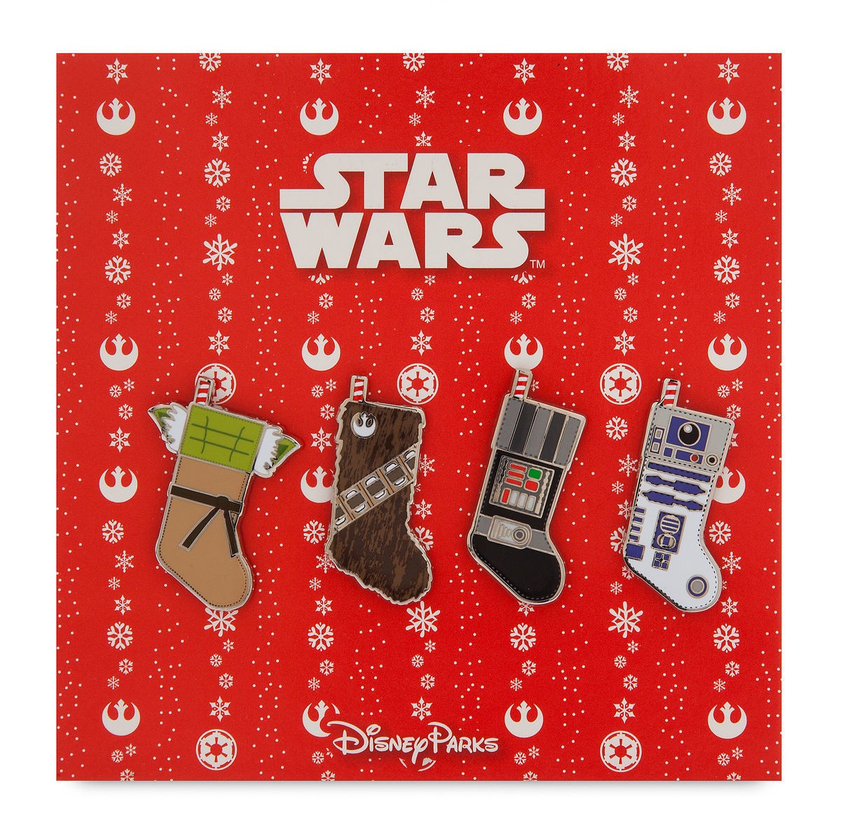 Star Wars Holiday Stocking 4-Pin Set